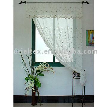 Embroidered Voile Curtain ( Embroidered Voile Curtain)