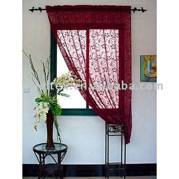  Clipped Jacquard Voile Curtain ( Clipped Jacquard Voile Curtain)