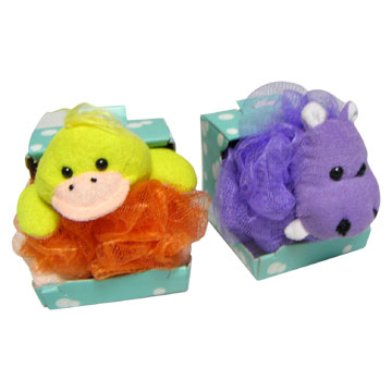  Animal Bath Sponges (Animal Bain Eponges)