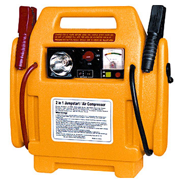  17Ah Jump Starter With Air Compressor (17Ah Перейти стартер с воздушных компрессоров)