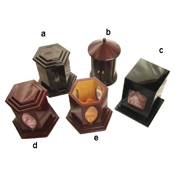  Wooden Perfume Boxes (Boîtes en bois Parfums)