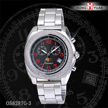 Bracelet Watch with Stone Decoration ( Bracelet Watch with Stone Decoration)
