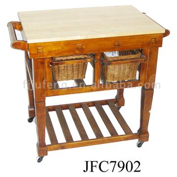  Kitchen Trolley (Desserte)