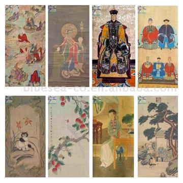  Chinese Antique Paintings (Китайский антикварных картин)