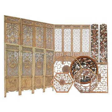  Chinese Traditional Antique Door, Screen, Panels (Traditional Chinese Antique Door, Screen, Panneaux)