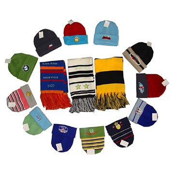  Knitted Hat and Scarf