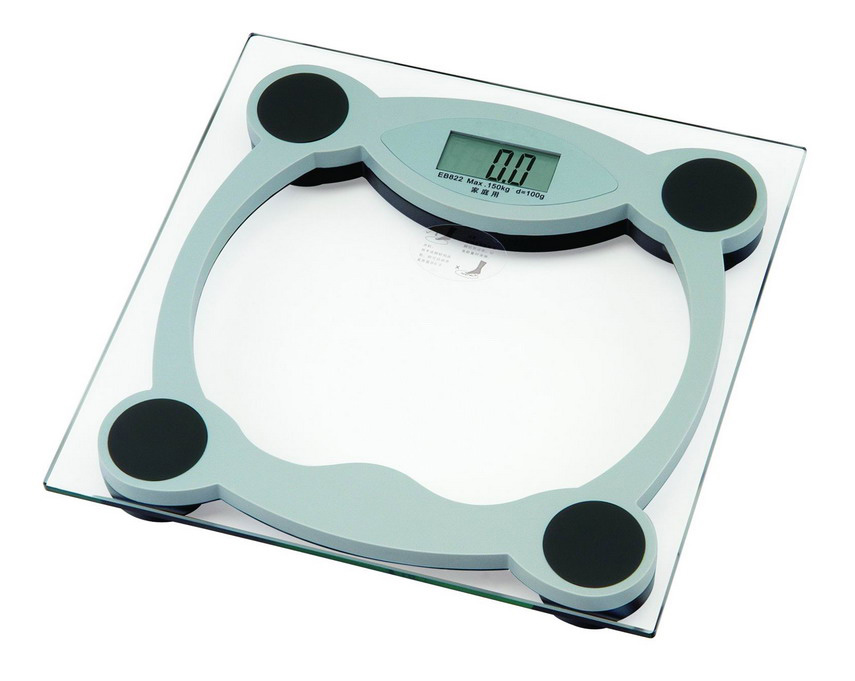  Electronic Personal Scale EB822-BL (Le pèse-personnes électroniques EB822-BL)