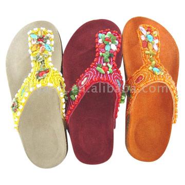  Ladies` Beaded Shoes (Женская обувь из бисера)