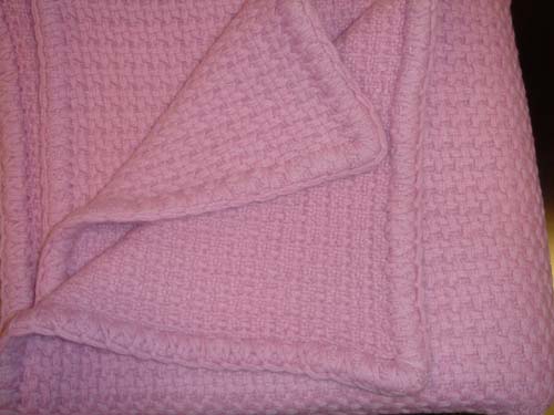  Cashmere Blanket with Crochet (Couverture en cachemire avec crochet)