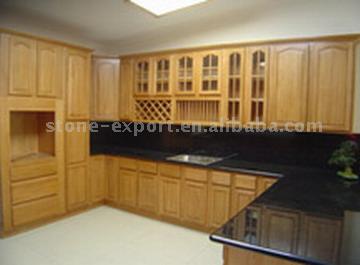  Granite Kitchen Countertops with Solid Wood Cabinet (Comptoirs de cuisine en granite avec Solid Wood Cabinet)