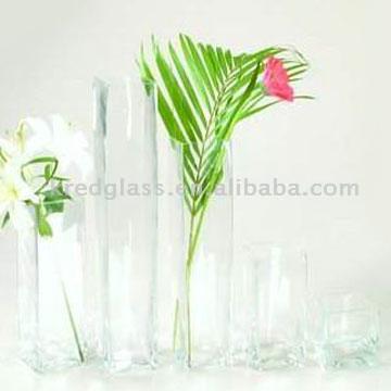 Square Glass Vases (Площадь стеклянные вазы)