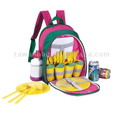  4-Person Kids` Picnic Promotional Backpack (4-Picnic Personne Kids `Sac à dos promotionnels)