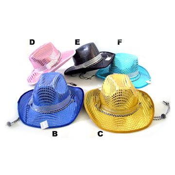  Glittery Cowboy Hat (Glittery Chapeau de cowboy)