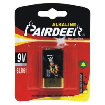  6LR61 Alkaline Battery (6LR61 piles alcalines)