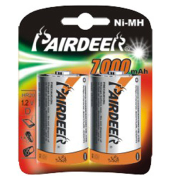  D-Size MH-Ni Rechargeable Battery (D-размер Ni-MH аккумуляторная)