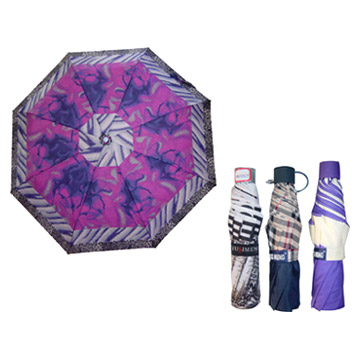  3-Fold Super Light Border Umbrellas (3-fach Super Light Border Regenschirme)