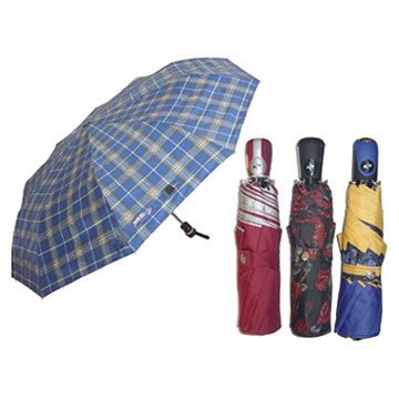  3-Fold Auto Open & Close Umbrellas (3-Fold Авто Открытое & Закрыть Зонты)