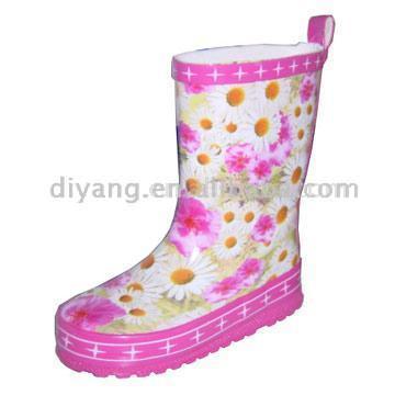  Kids` Rain Boots (Дети дождя `Boots)