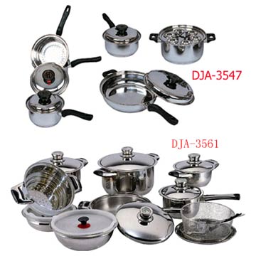  Stainless Steel Cookware Set (Посуда из нержавеющей стали Установить)