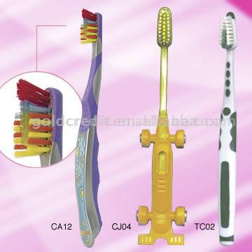  Toothbrushes CA12,CJ04,TC02 (Brosses à dents CA12, CJ04, TC02)