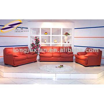  Genuine Leather Sofa Set