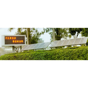 Mit Solarenergie betriebene Outdoor Display Screen (Mit Solarenergie betriebene Outdoor Display Screen)