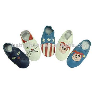  Infants` Leather Shoes