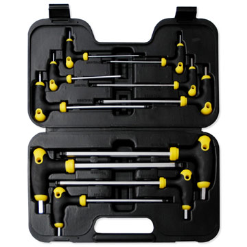  10-piece T-handle Hex Key Set (10-T morceau poignée Hex Key Set)