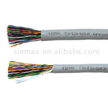  25-100 Pair Backbone Cat3 Cable (25 00 пар магистральной Cat3 Кабельные)