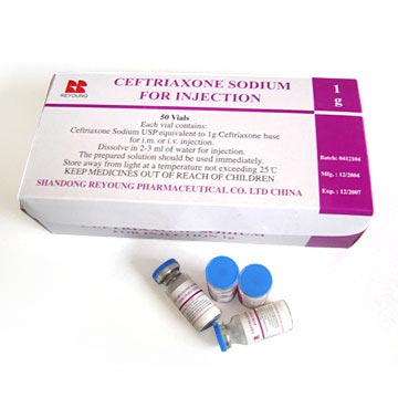  Ceftriaxone Sodium for Injection (Ceftriaxone sodique pour injection)