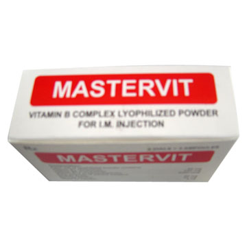  Vitamin B Complex Lyophilized Powder for Injection (En vitamines du complexe B de poudre lyophilisée pour injection)