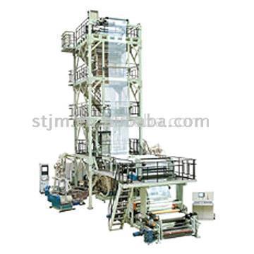  Multi-layer (5-9 Layers) Coextrusion Blown Film Line (Многослойное (5-9 слоев) коэкструзии выдувных пленок линия)