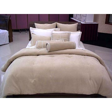  Micro Suede Dyeing Comforter Set ( Micro Suede Dyeing Comforter Set)