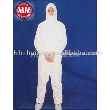 Disposable Coverall with Hood & without Shoes