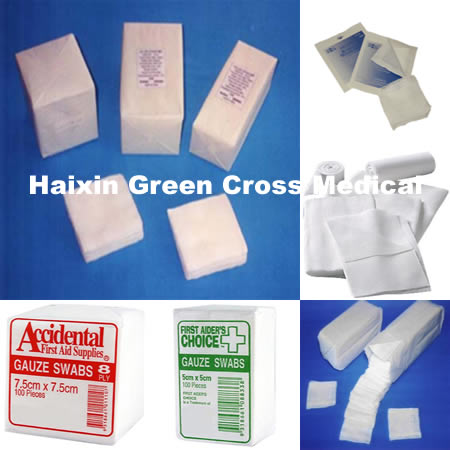  Gauze Roll / Gauze Swab / Gauze Bandage / Gauze Ball / Lap Sponge (Gaze Roll / gaze Swab / pansement de gaze / gaze Ball / Lap Sponge)