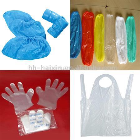  PE Shoe Cover, PE Apron, Oversleeve (ПЭ крышка башмака, ПЭ фартук, нарукавник)