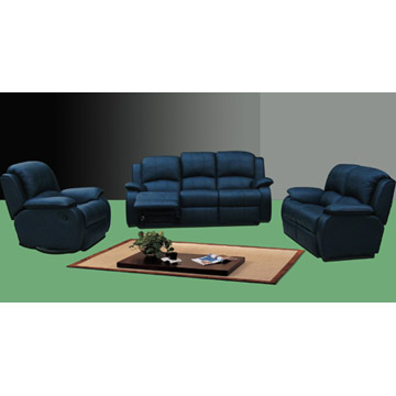  Reclining Leather Sofa (Canapé en cuir à dossier inclinable)