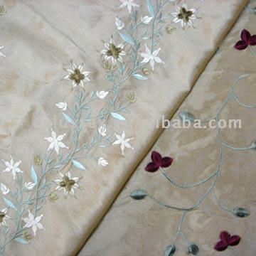  Embroidery Curtain Fabric (Broderie tissu à rideaux)
