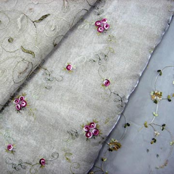  Embroidery Organza (Вышивка органзы)