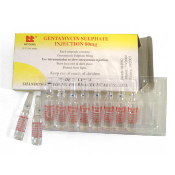 Gentamycin Sulfate Injection (Гентамицин сульфат инъекций)