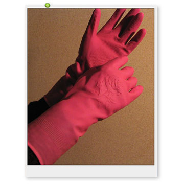  Unlined Household Latex Glove
