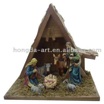  Polyresin Nativity Scene (Polyresin вертеп)