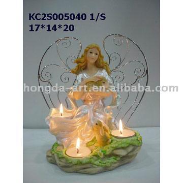  Fairy Candle Holder (Fairy Candle Holder)