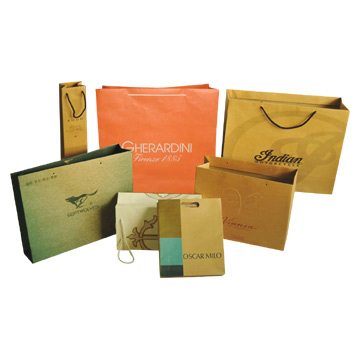  White And Brown Craft Paper Bag ( White And Brown Craft Paper Bag)