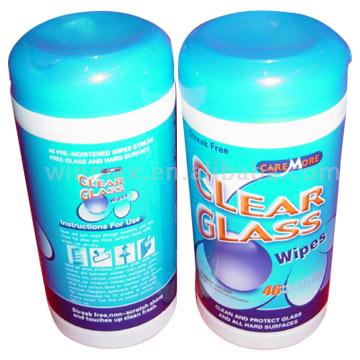  Clear Glass Wipes (Verre clair Lingettes)