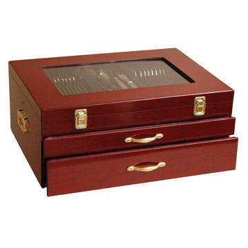  126pcs 5# Double Drawer Wooden Box (126pcs 5 # Двойные деревянные ящики Box)