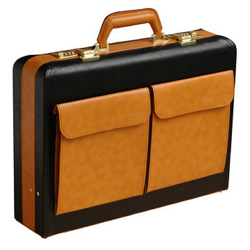  Yellow PVC Briefcase with Bag (Желтая ПВХ Портфель с сумкой)