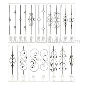  Wrought Iron Baluster (Fer forgé Balustre)