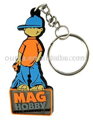  PVC Keychain in Different Designs