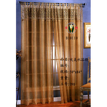  Embroidered Curtain ( Embroidered Curtain)